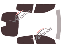 Tinted film kit Honda Civic (10) 5 doors (2016 - 2021) Tinted film kit Honda Civic (10) 5 doors (2016 - 2021)