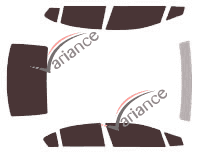 Tinted film kit Honda Civic (9) Sedan 4 doors (2011 - 2016) Tinted film kit Honda Civic (9) Sedan 4 doors (2011 - 2016)