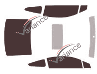 Tinted film kit Honda Civic (9) Coupe 2 doors (2011 - 2016) Tinted film kit Honda Civic (9) Coupe 2 doors (2011 - 2016)