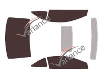 Honda Civic (8) Type-R Coupe 2-door tinted film kit (2006 - 2011) Honda Civic (8) Type-R Coupe 2-door tinted film kit (2006 - 2011)