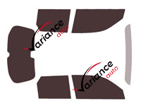 Honda e (1) 5-door (since 2020) tinted film kit Honda e (1) 5-door (since 2020) tinted film kit