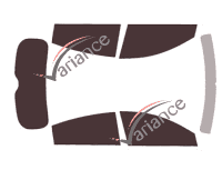 Honda HR-V (2) 5-door (2015 - 2021) tinted film kit Honda HR-V (2) 5-door (2015 - 2021) tinted film kit