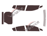 Honda Insight (2) 5-door (2012 - 2018) tinted film kit Honda Insight (2) 5-door (2012 - 2018) tinted film kit