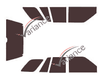 Kit film teinté Honda Passport (1) 5 portes (1993 - 1997) Kit film teinté Honda Passport (1) 5 portes (1993 - 1997)