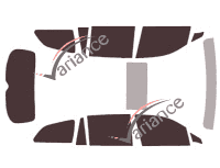 Honda Pilot (3) 5-door tinted film kit (2015 - 2022) Honda Pilot (3) 5-door tinted film kit (2015 - 2022)