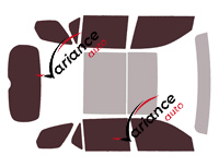 Honda Pilot (4) 5-door tinted film kit (since 2023) Honda Pilot (4) 5-door tinted film kit (since 2023)