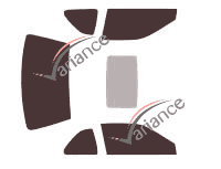 Tönungsfolien-Kit Honda Prelude (5) Coupe 2-Türer (1997 - 2004) Tönungsfolien-Kit Honda Prelude (5) Coupe 2-Türer (1997 - 2004)