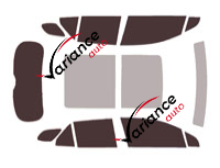 Tinted film kit Honda Prologue (1) 5-door (since 2024) Tinted film kit Honda Prologue (1) 5-door (since 2024)