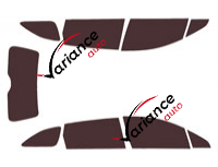 Honda Stream (2) 5 porte (2006 - 2014) kit di pellicole oscurate Honda Stream (2) 5 porte (2006 - 2014) kit di pellicole oscurate