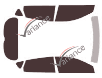 Hyundai Accent (4) 5-door tinted film kit (2011 - 2018) Hyundai Accent (4) 5-door tinted film kit (2011 - 2018)