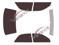 Tinted film kit Hyundai Azera (3) 4-door sedan (1998 - 2005) Tinted film kit Hyundai Azera (3) 4-door sedan (1998 - 2005)