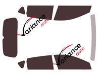 Hyundai Bayon (1) 5-door tinted film kit (since 2021) Hyundai Bayon (1) 5-door tinted film kit (since 2021)