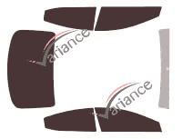 Hyundai Elantra (5) 4-door sedan (2011 - 2017) tinted film kit Hyundai Elantra (5) 4-door sedan (2011 - 2017) tinted film kit