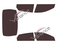 Tinted film kit Hyundai Elantra (7) 4-door sedan (since 2020) Tinted film kit Hyundai Elantra (7) 4-door sedan (since 2020)