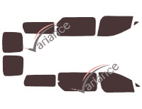 Hyundai Satellite (2) 6-door tinted film kit (2007 - 2023) Hyundai Satellite (2) 6-door tinted film kit (2007 - 2023)