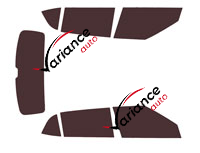 Hyundai ix25 (2) 5-door tinted film kit (since 2020) Hyundai ix25 (2) 5-door tinted film kit (since 2020)