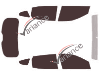 Hyundai Santa Fe (3) Short 5-door (2012 - 2018) tinted film kit Hyundai Santa Fe (3) Short 5-door (2012 - 2018) tinted film kit