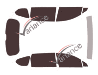 Tinted film kit Hyundai Santa Fe (4) 5-door (2018 - 2024) Tinted film kit Hyundai Santa Fe (4) 5-door (2018 - 2024)