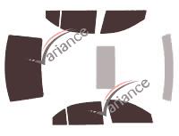 Tinted film kit Hyundai Sonata (5) Sedan 4-door (2005 - 2010) Tinted film kit Hyundai Sonata (5) Sedan 4-door (2005 - 2010)