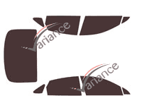 Hyundai Sonata (8) 4-door sedan (since 2019) tinted film kit Hyundai Sonata (8) 4-door sedan (since 2019) tinted film kit