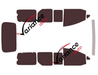 Tinted film kit Hyundai Staria (1) 5-door (since 2022) Tinted film kit Hyundai Staria (1) 5-door (since 2022)