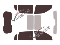 Hyundai Tucson (1) 5-door (2004 - 2010) tinted film kit Hyundai Tucson (1) 5-door (2004 - 2010) tinted film kit
