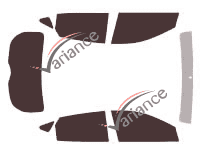 Hyundai Tucson (2) 5-door (2010 - 2015) tinted film kit Hyundai Tucson (2) 5-door (2010 - 2015) tinted film kit