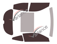 Hyundai Veloster (2) 4-door tinted film kit (2018 - 2023) Hyundai Veloster (2) 4-door tinted film kit (2018 - 2023)