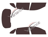 Hyundai Nexo (1) 5-door tinted film kit (from 2019) Hyundai Nexo (1) 5-door tinted film kit (from 2019)