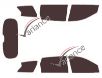 Kit de lámina tintada Infiniti JX 5 puertas (2012 - 2015) Kit de lámina tintada Infiniti JX 5 puertas (2012 - 2015)
