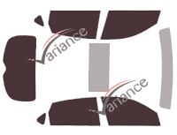 Infiniti QX tinted film kit (1) 50 5 doors (2014 - 2019) Infiniti QX tinted film kit (1) 50 5 doors (2014 - 2019)