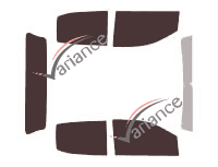 Isuzu D-Max (2) Crew-Cab Pick-up 4-door tinted film kit (2012 - 2021) Isuzu D-Max (2) Crew-Cab Pick-up 4-door tinted film kit (2012 - 2021)