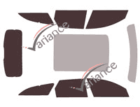 Jaguar XF (2) Sportbrake Estate 5-door Tinted Film Kit (from 2018) Jaguar XF (2) Sportbrake Estate 5-door Tinted Film Kit (from 2018)