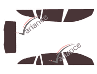 Jaguar XF (1) Sportbrake Estate 5-door tinted film kit (2008 - 2017) Jaguar XF (1) Sportbrake Estate 5-door tinted film kit (2008 - 2017)