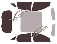 Jaguar E-pace (1) 5-door tinted film kit (since 2018) Jaguar E-pace (1) 5-door tinted film kit (since 2018)