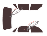 Jaguar XJ (4) Short Sedan 4-door Tinted Film Kit (1998 - 2003) Jaguar XJ (4) Short Sedan 4-door Tinted Film Kit (1998 - 2003)