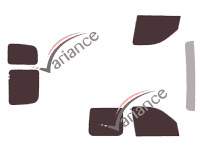Nissan Kubistar tinted film kit (1) 5-door van (1997 - 2008) Nissan Kubistar tinted film kit (1) 5-door van (1997 - 2008)