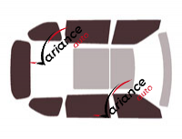 Tinted film kit Kia EV9 (1) 5-door (since 2024) Tinted film kit Kia EV9 (1) 5-door (since 2024)