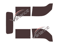 Kia K truck Double Cab Tinted Film Kit 4 door truck (since 2019) Kia K truck Double Cab Tinted Film Kit 4 door truck (since 2019)