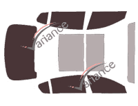 Kit film teinté Kia K9 Berline 4 portes (2013 - 2019)