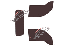 Kit film teinté Kia K2700 (1) Pick-up 2 portes (depuis 2019)