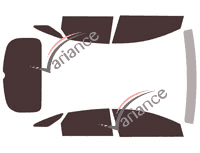 Kia PRO Ceed (3) 5-door tinted film kit (since 2019) Kia PRO Ceed (3) 5-door tinted film kit (since 2019)