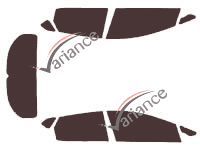 Kia Ceed (2) 5-door (2012 - 2018) tinted film kit Kia Ceed (2) 5-door (2012 - 2018) tinted film kit