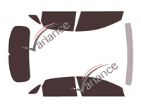 Kia Ceed (3) 5-door tinted film kit (since 2018) Kia Ceed (3) 5-door tinted film kit (since 2018)