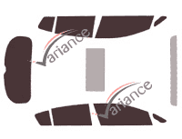 Kia Forte (2) 5-door tinted film kit (2014 - 2019) Kia Forte (2) 5-door tinted film kit (2014 - 2019)