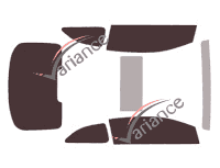 Tinted film kit Kia Forte (2) 3-door coupe (2014 - 2019) Tinted film kit Kia Forte (2) 3-door coupe (2014 - 2019)