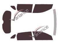 Kia Niro (1) Kit de lámina tintada de 5 puertas (2016 - 2022) Kia Niro (1) Kit de lámina tintada de 5 puertas (2016 - 2022)