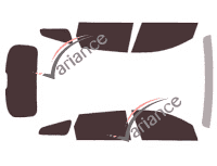 Kia Optima (4) Sportwagon 5 puertas Tinted Film Kit (2015 - 2019)