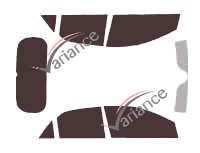 Tinted film kit Kia Picanto (2) 5-door (2011 - 2018) Tinted film kit Kia Picanto (2) 5-door (2011 - 2018)