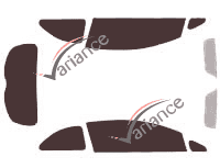 Kia Rio (3) Coupe 3-door tinted film kit (2012 - 2018) Kia Rio (3) Coupe 3-door tinted film kit (2012 - 2018)